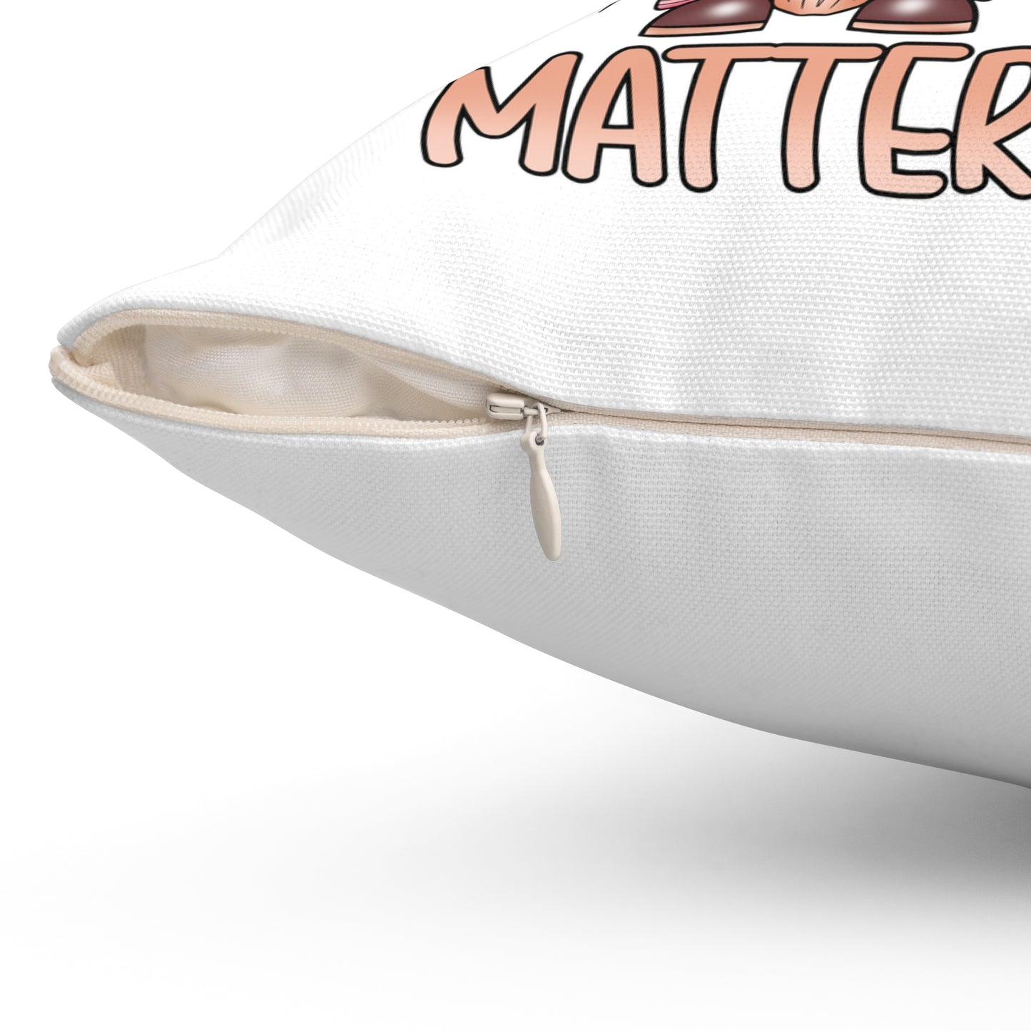 Spun Polyester Square Pillow