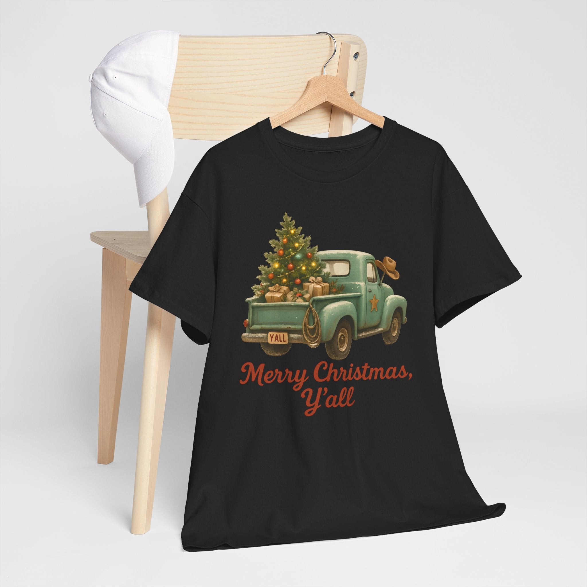 'Merry Christmas, Y'all' Vintage Holiday Tee