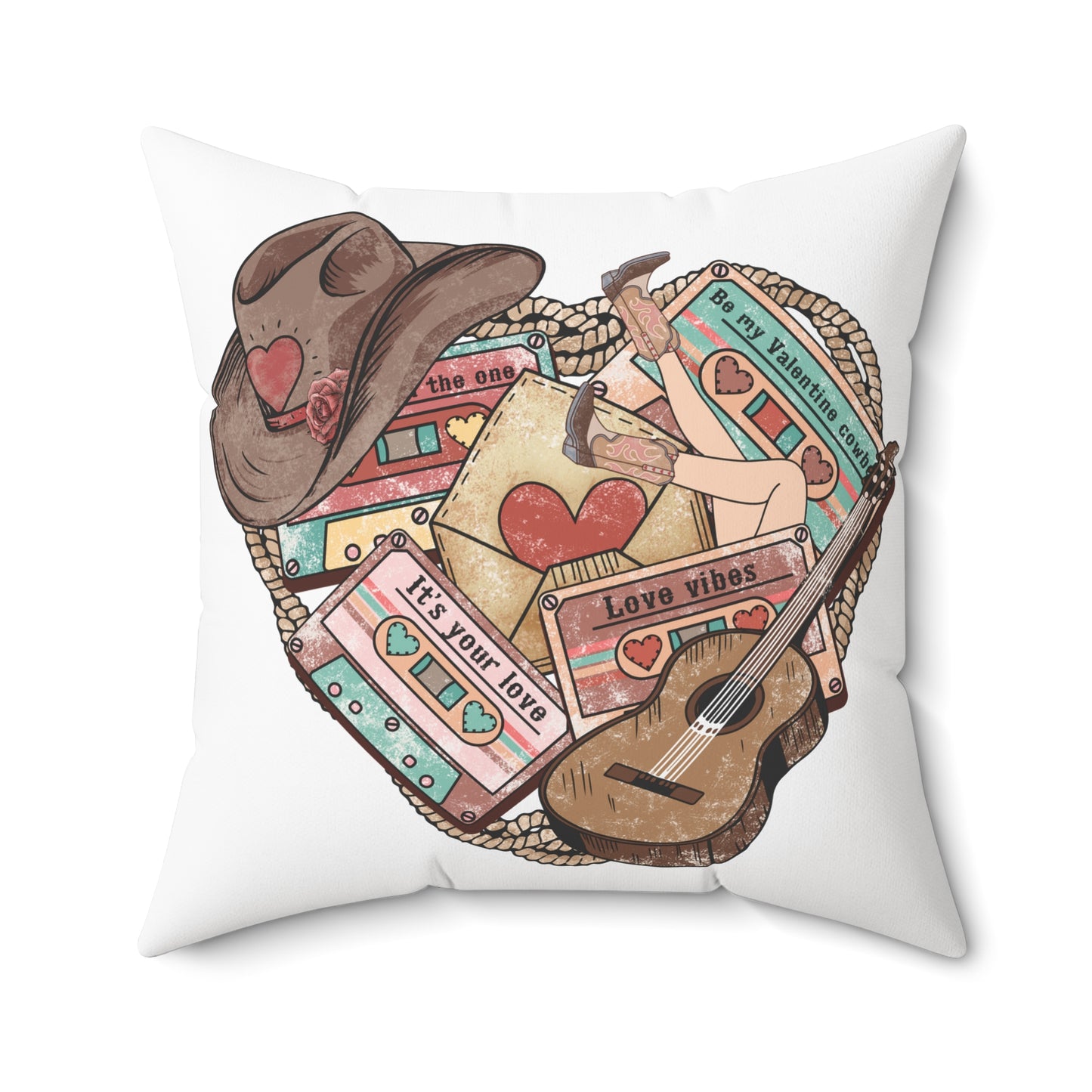 Spun Polyester Square Pillow