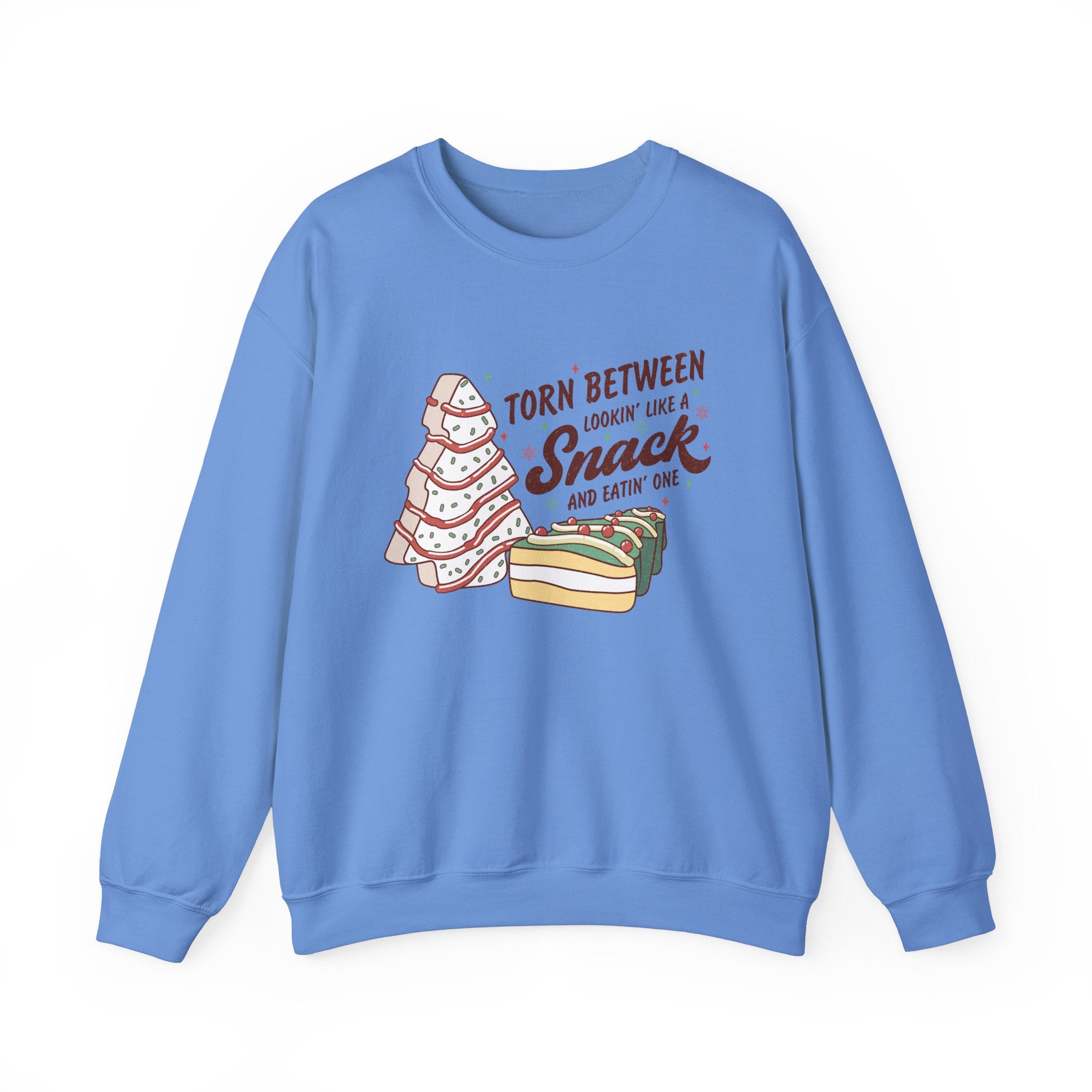 Snack Lovers Crewneck Sweatshirt – 'Torn Between Looking Like a Snack and Eatin One'