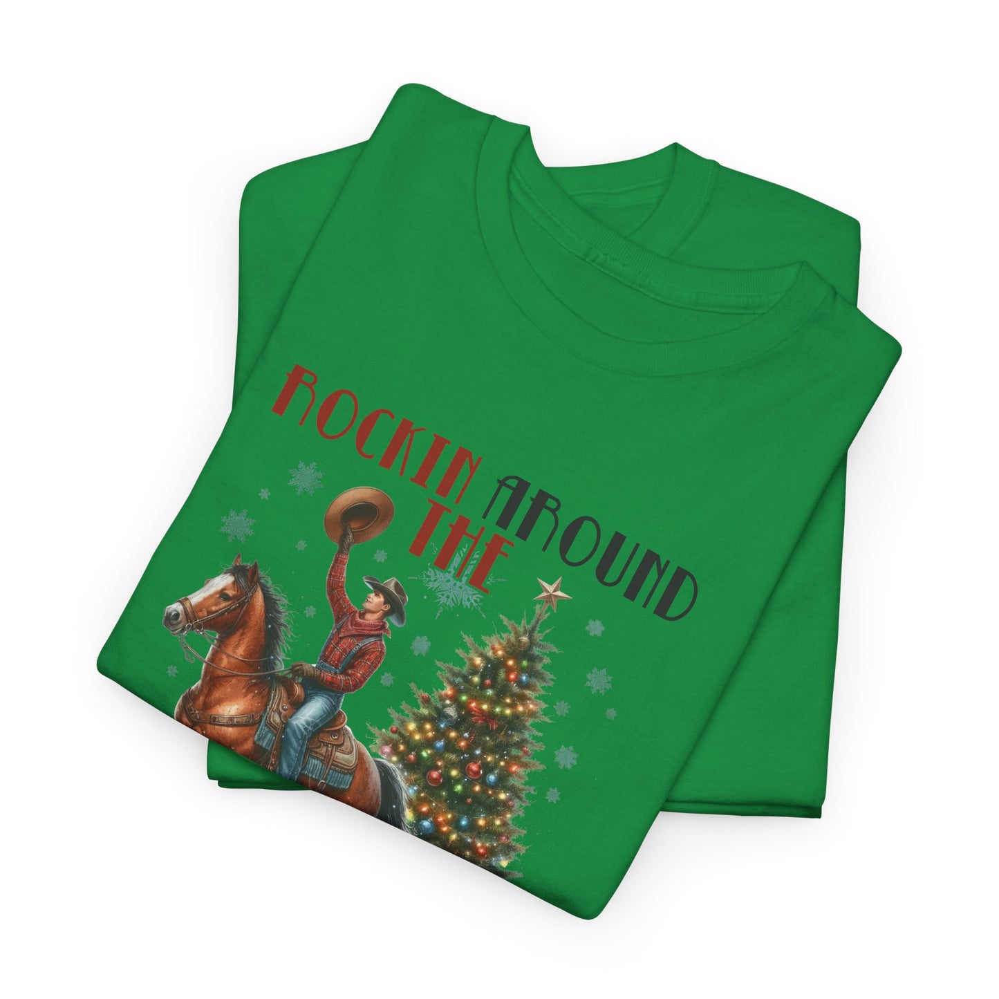 Rockin' Around the Christmas Tree Heavy Cotton Tee