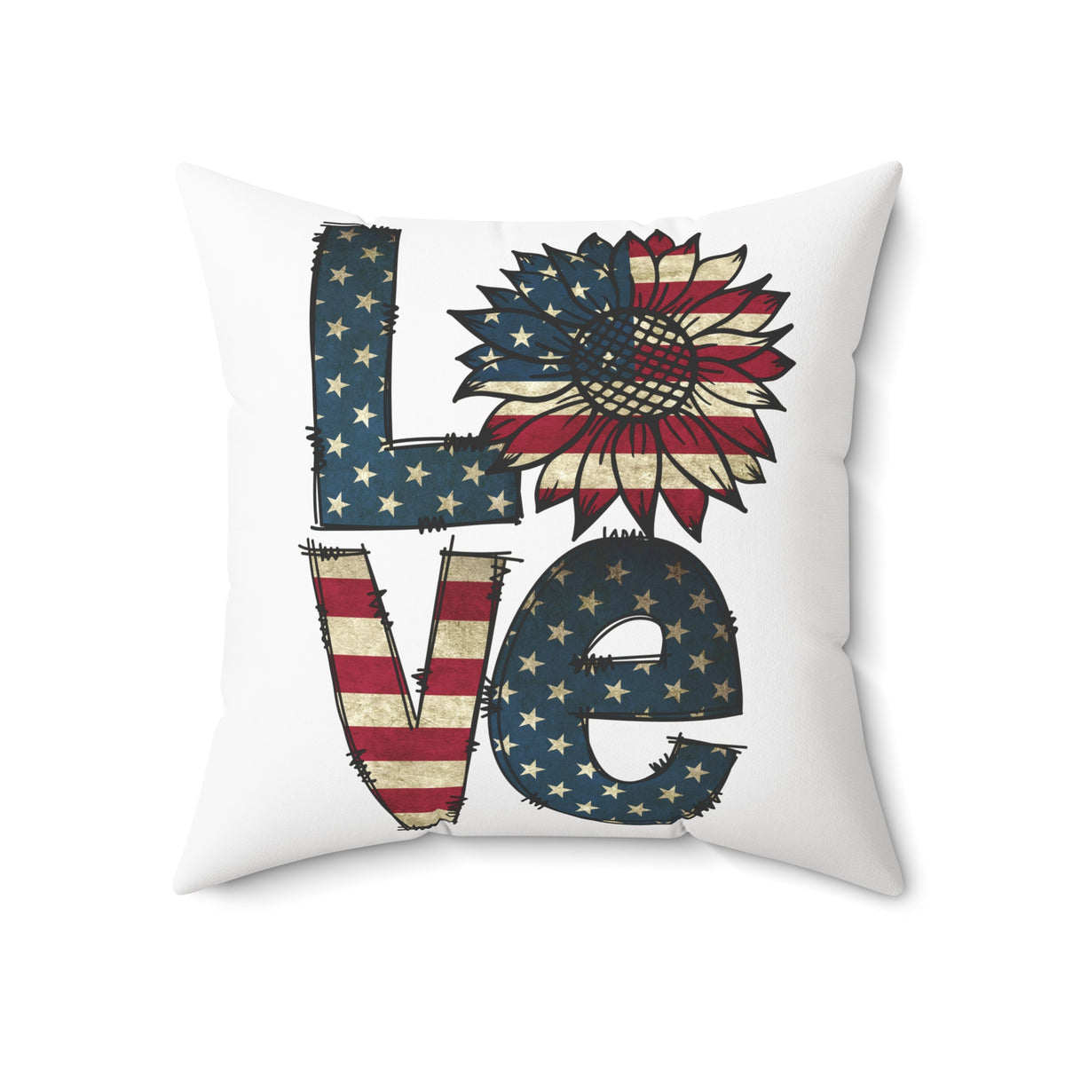 Love American Throw Pillow
