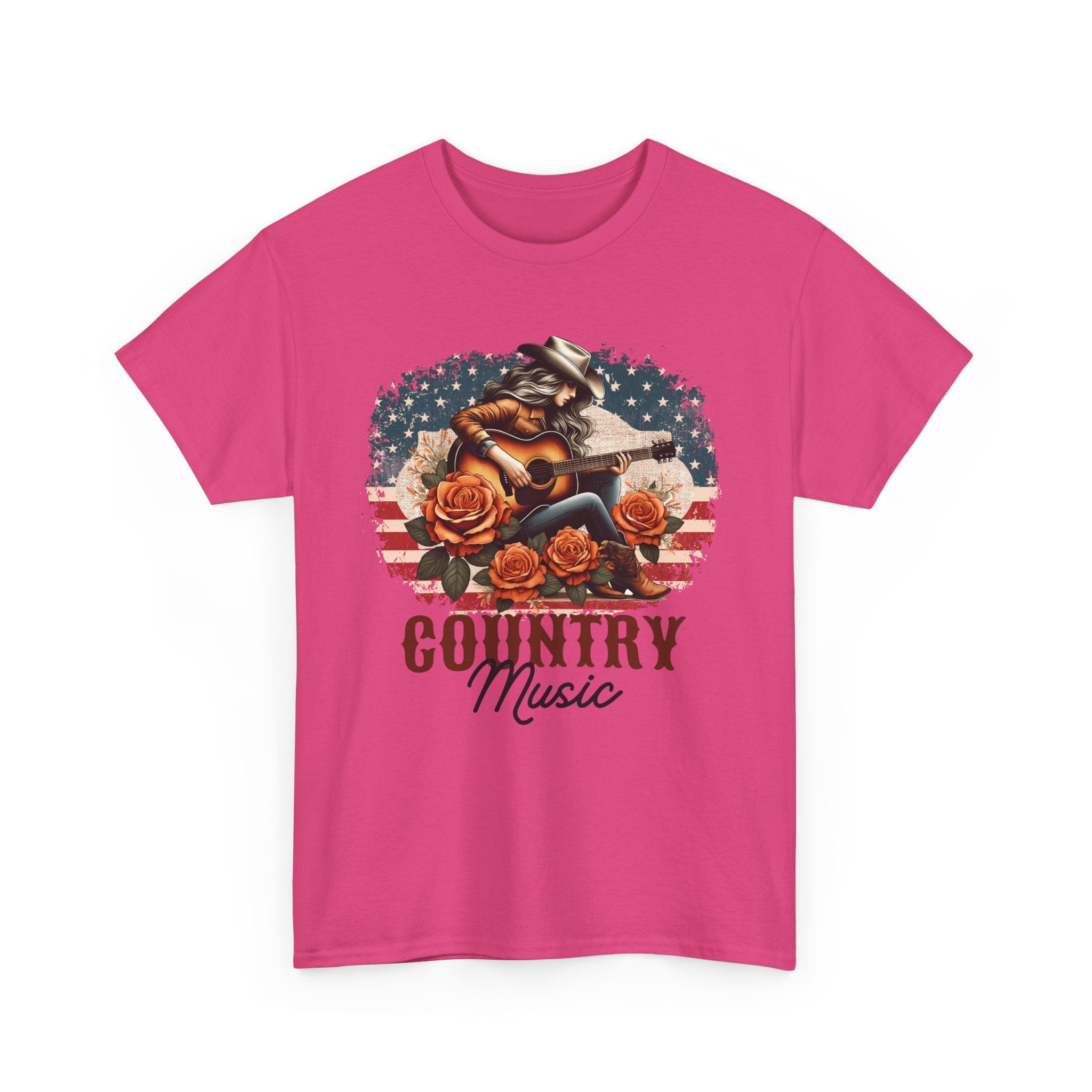 Country Music American Flag Tee