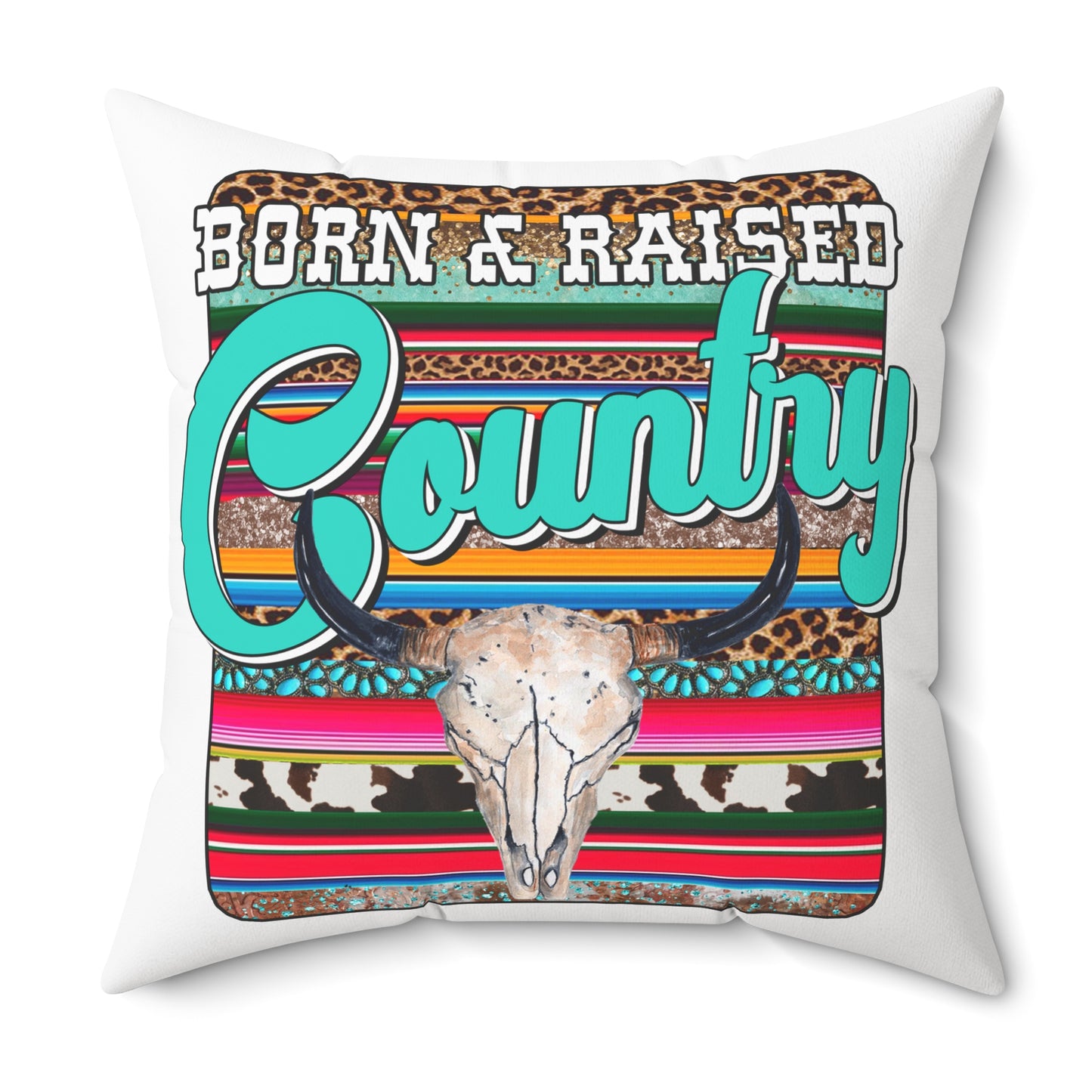 Spun Polyester Square Pillow