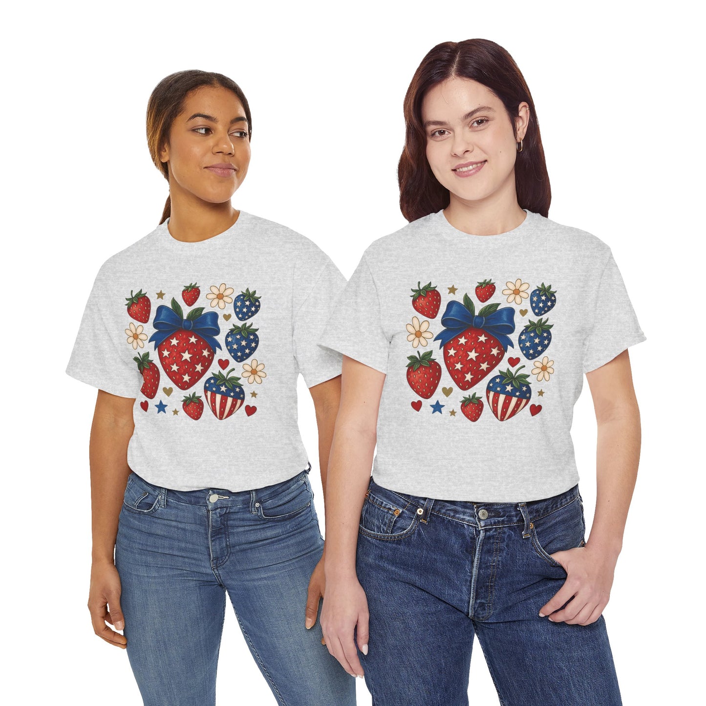 Patriotic Strawberry Tee