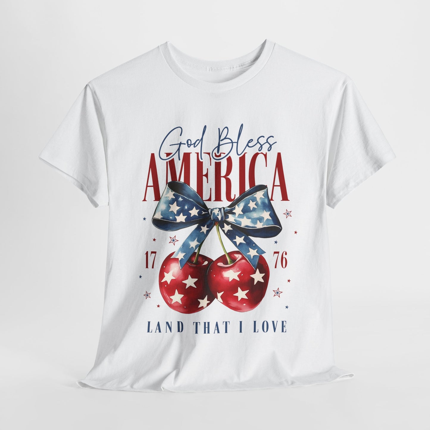 4th of July Tee - God Bless America Patriotic Shirt