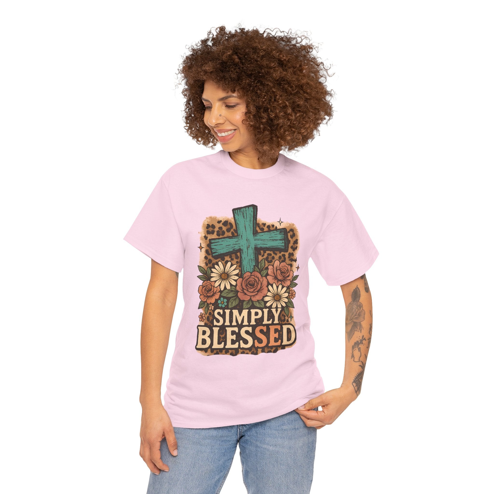 Simply Blessed Heavy Cotton Tee