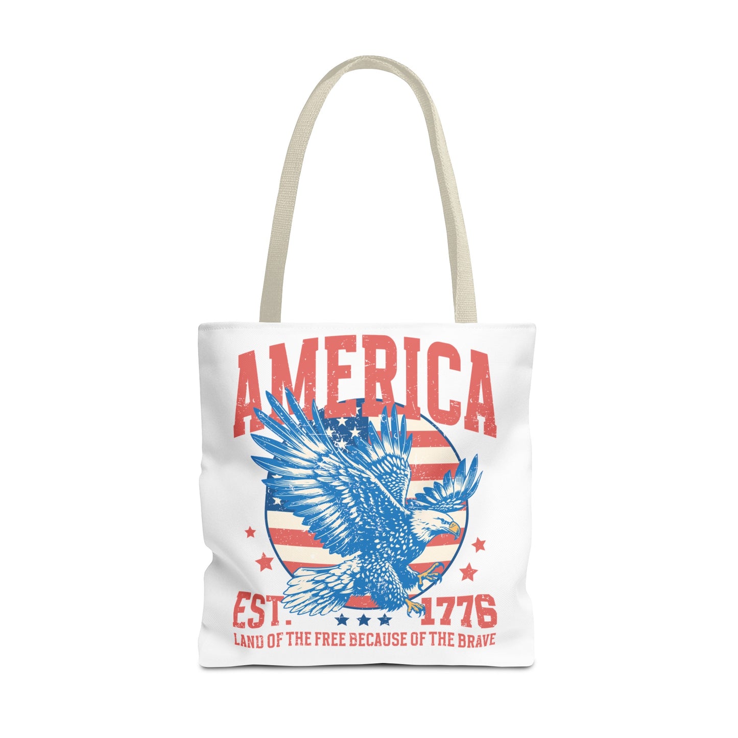 American Eagle Land of the Free Tote Bag
