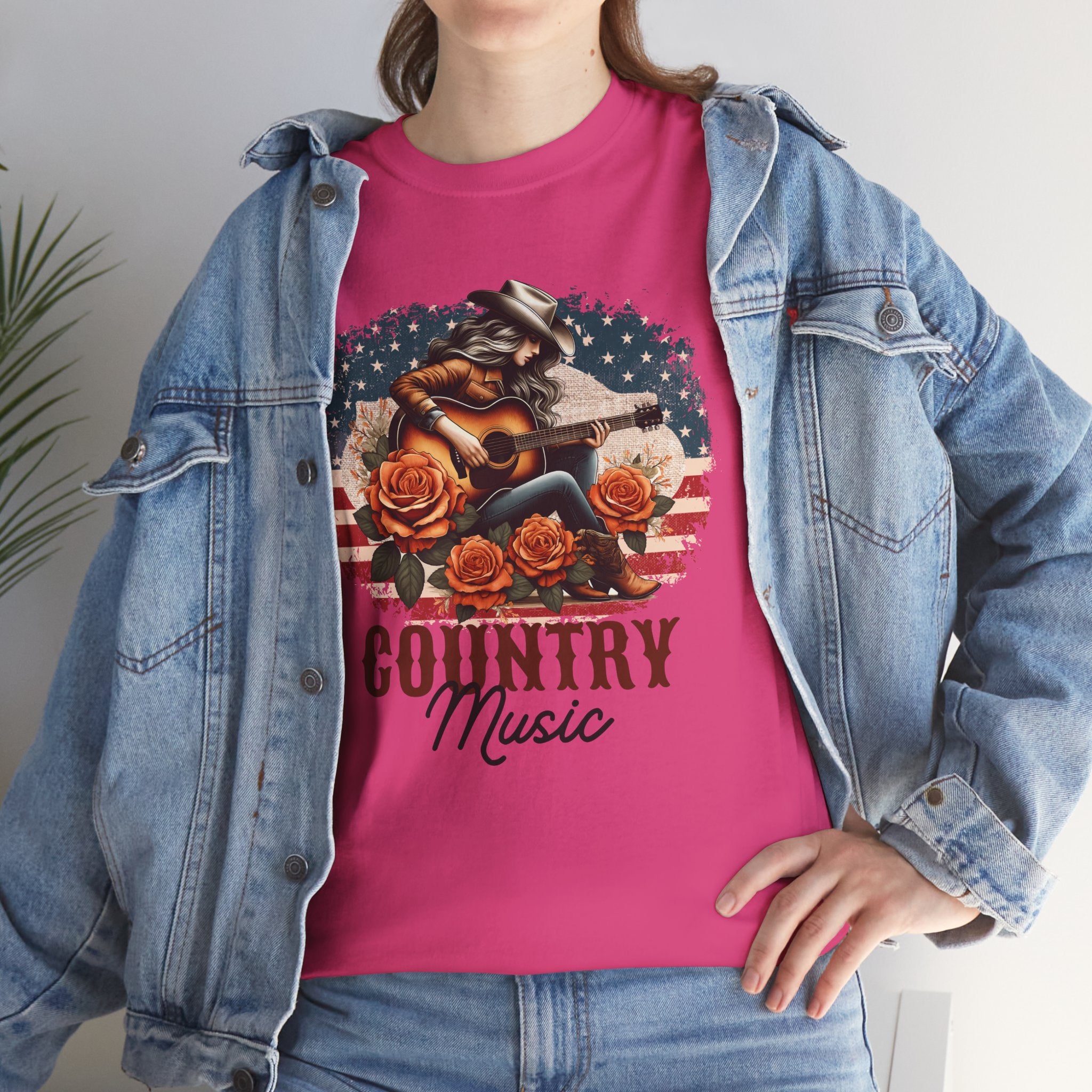Country Music American Flag Tee