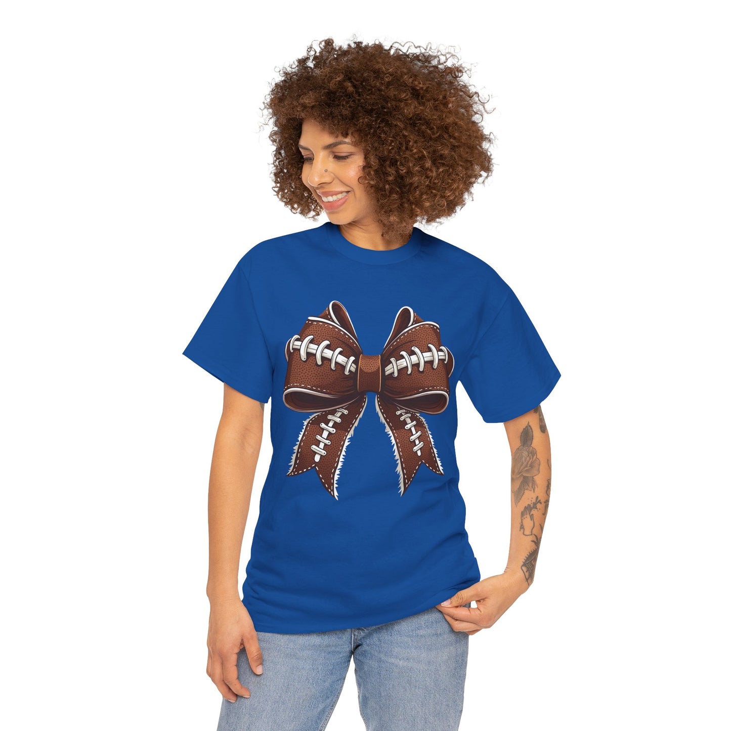 Football Bow Tee