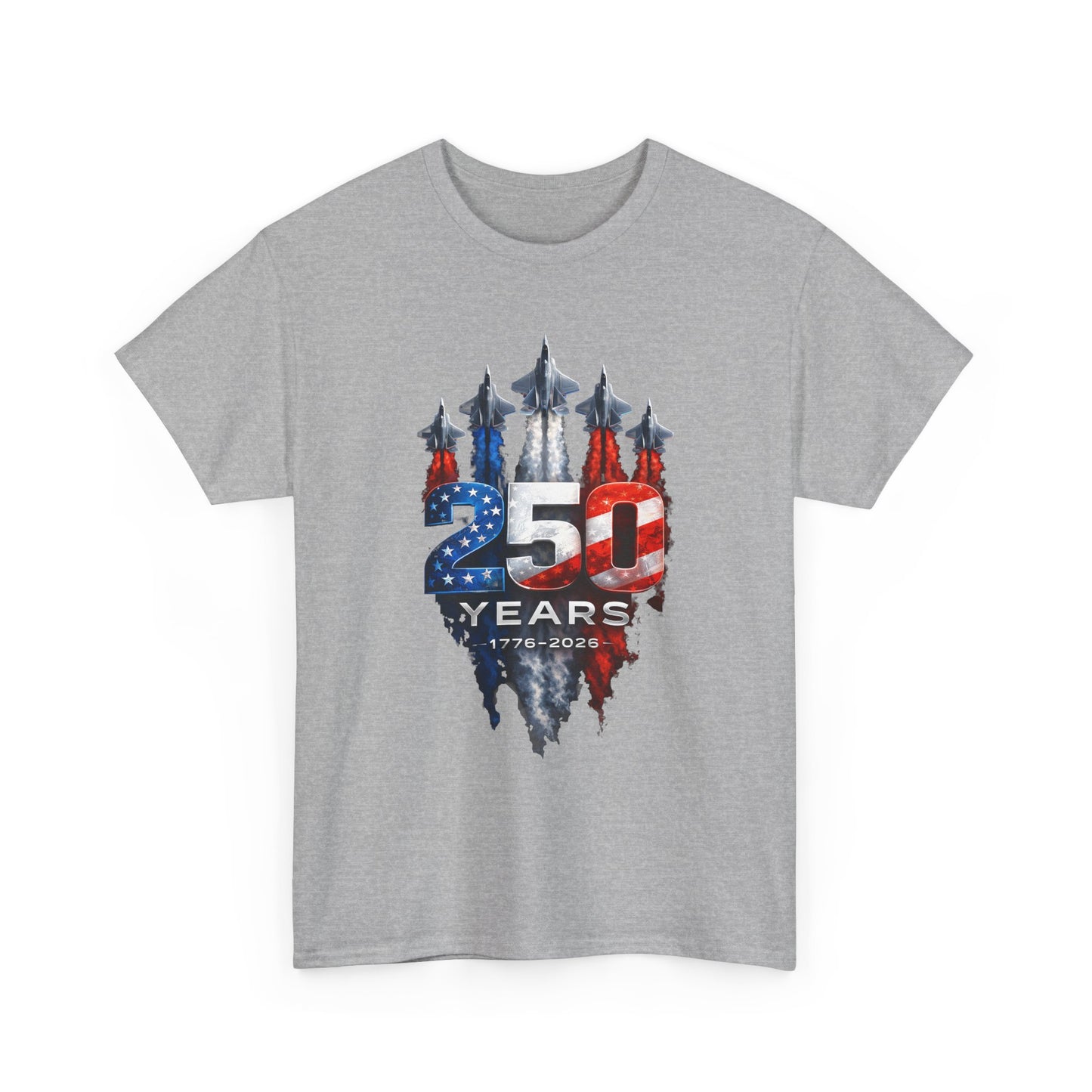USA 250 Years T-Shirt — Bicentennial 250th Anniversary Patriotic Tee
