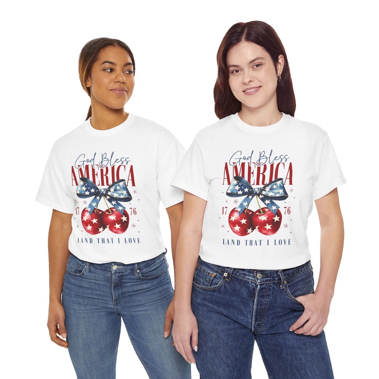 4th of July Tee - God Bless America Patriotic Shirt