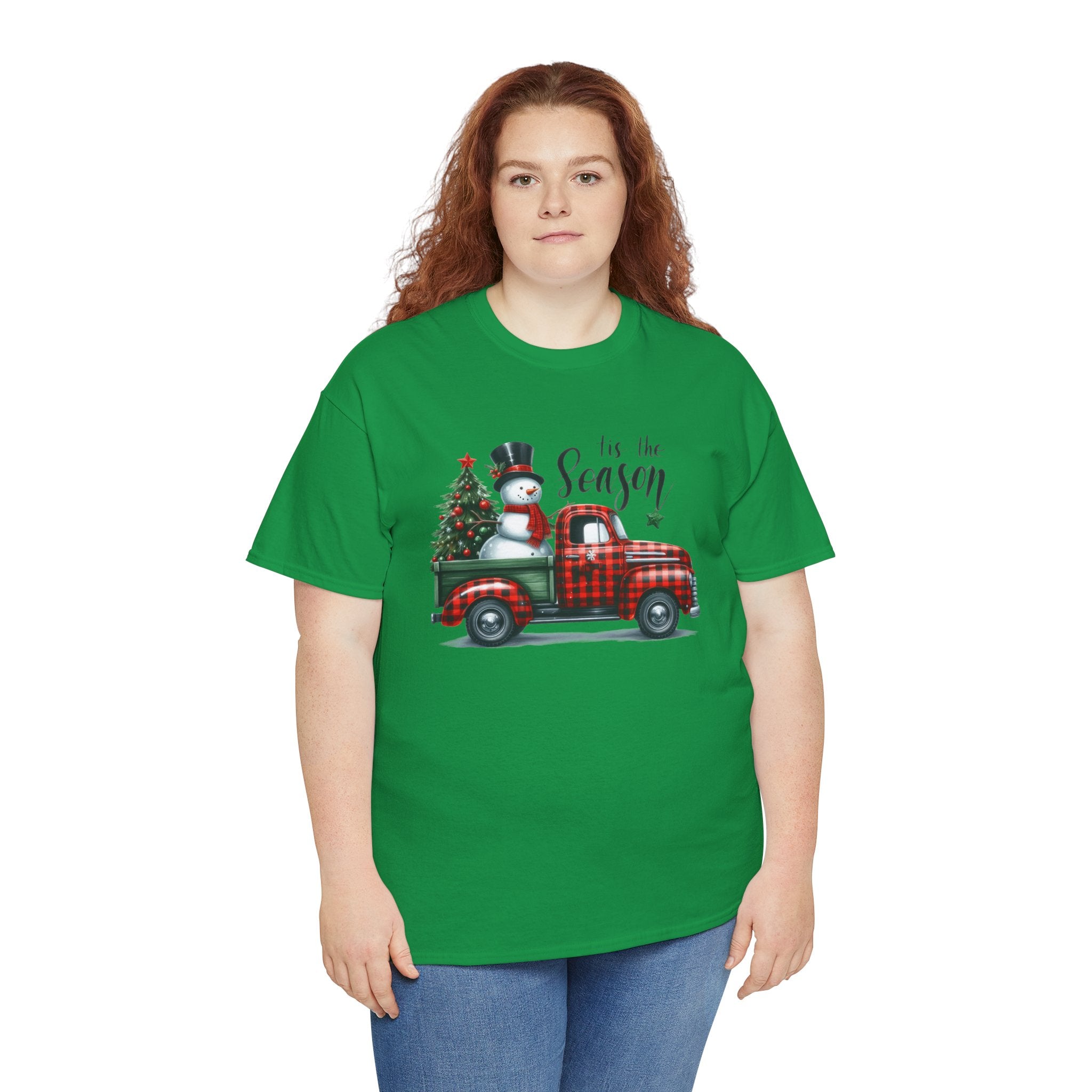 "Tis the Season" Heavy Cotton Tee - Festive Holiday Shirt