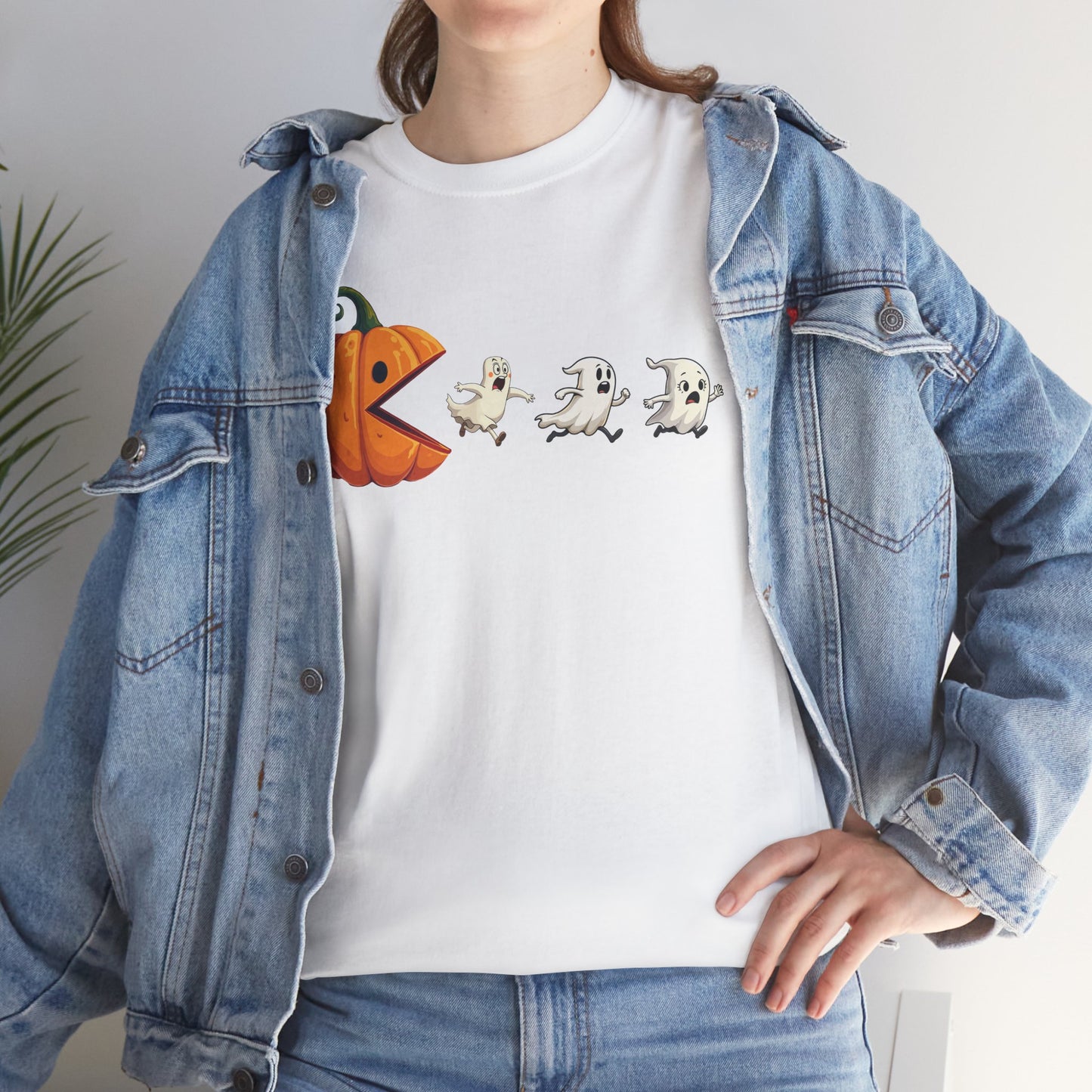 Playful Pumpkin Pac-Man Tee