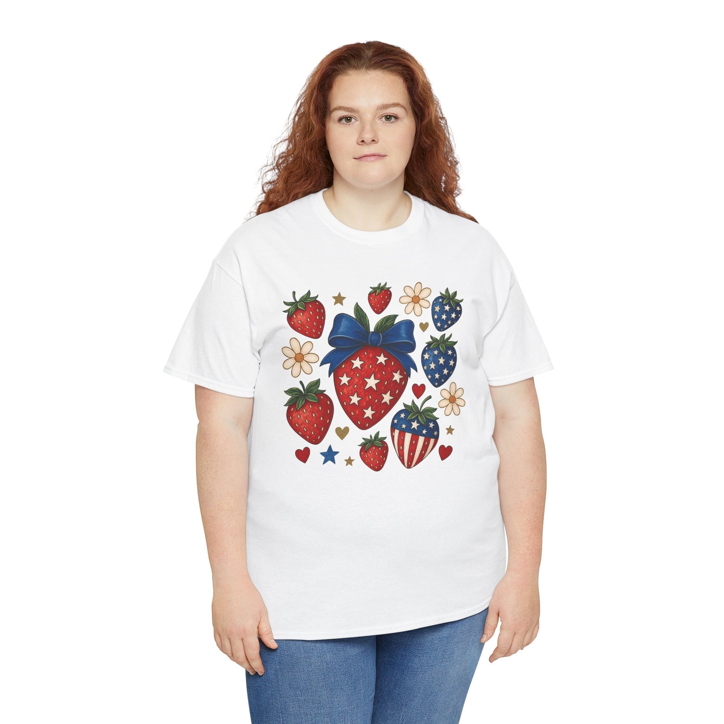 Patriotic Strawberry Tee
