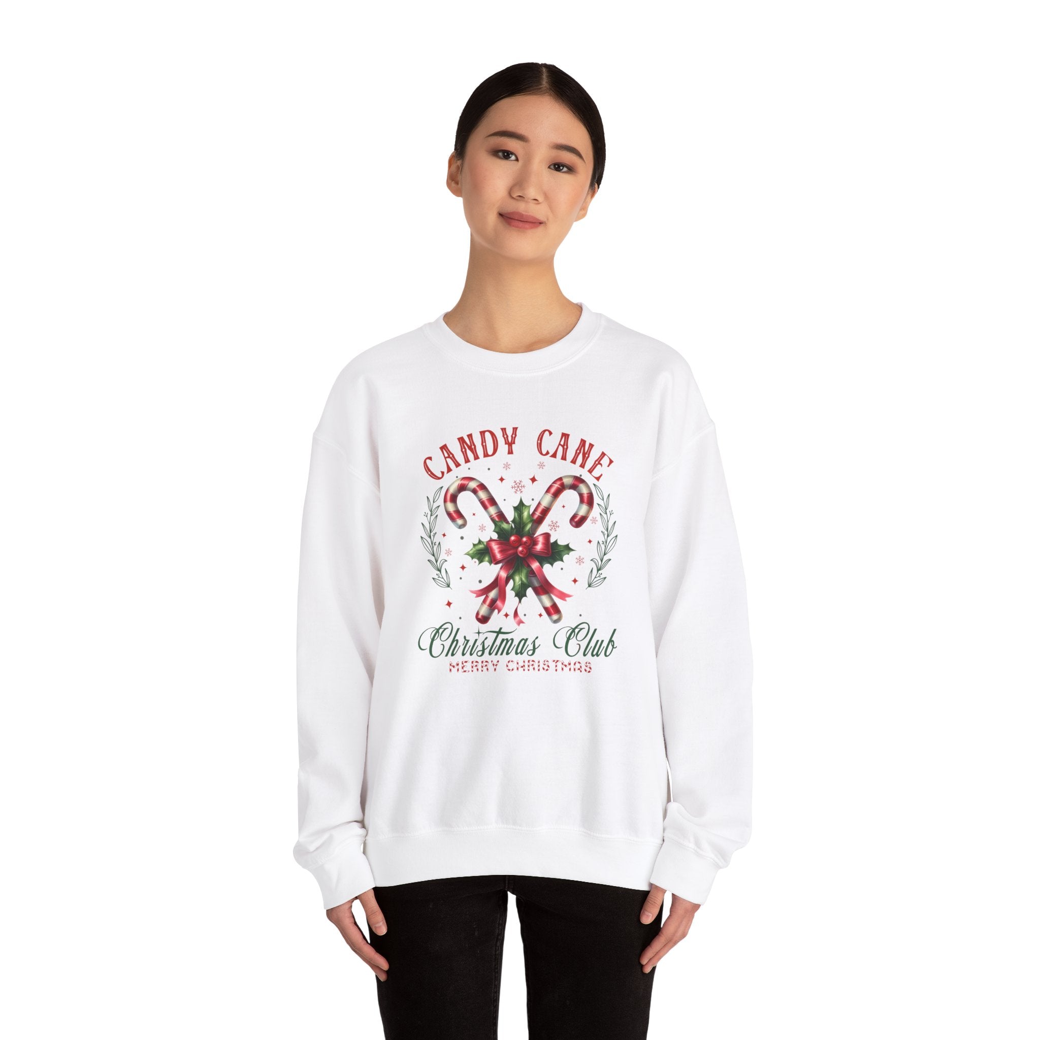 Candy Cane Christmas Club Sweatshirt - Heavy Blend™ Crewneck