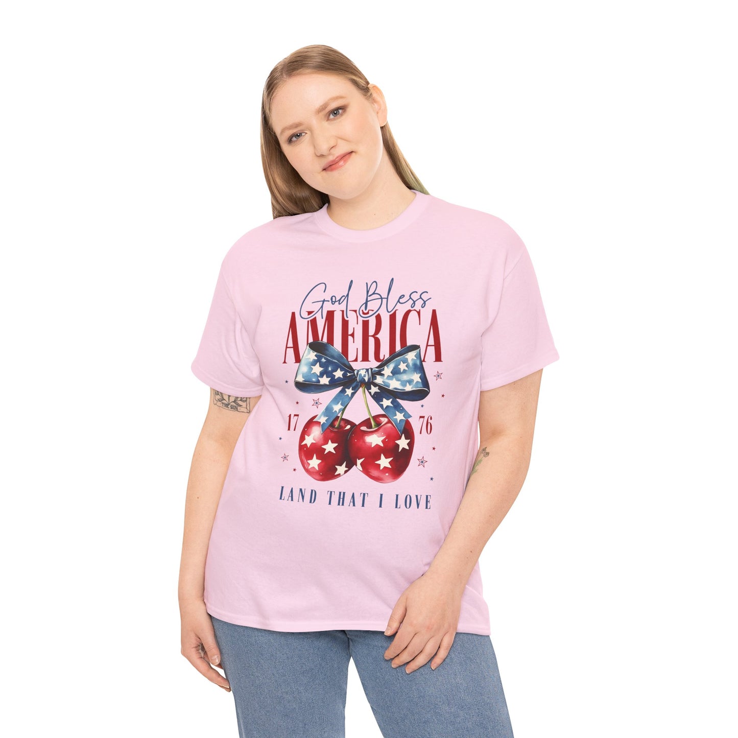 4th of July Tee - God Bless America Patriotic Shirt