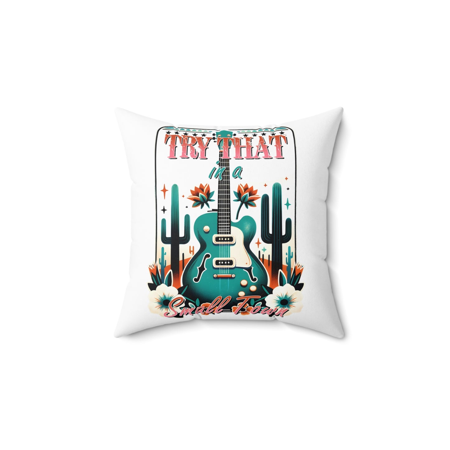 Spun Polyester Square Pillow