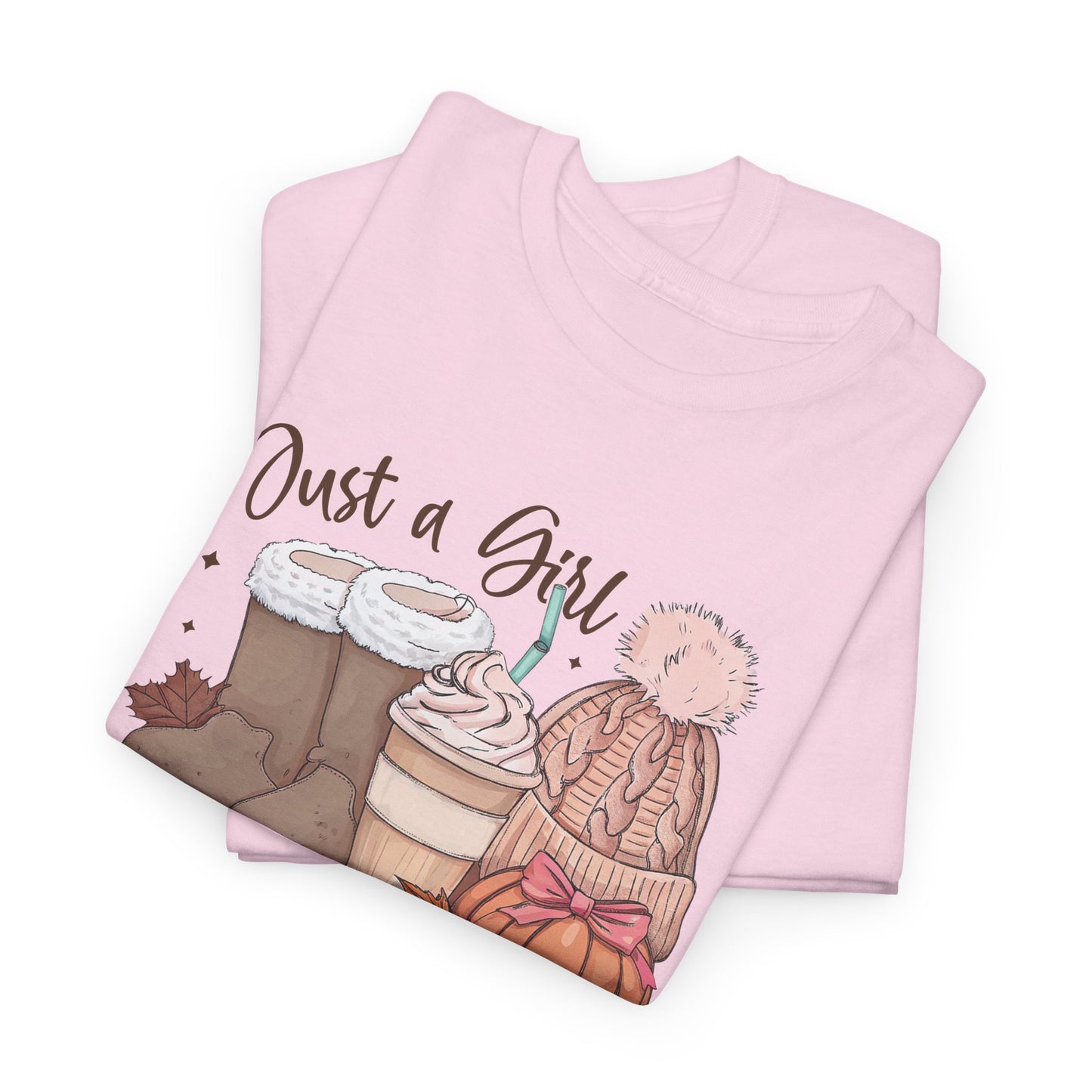 Just a Girl Who Loves Fall, Vintage Style Tee