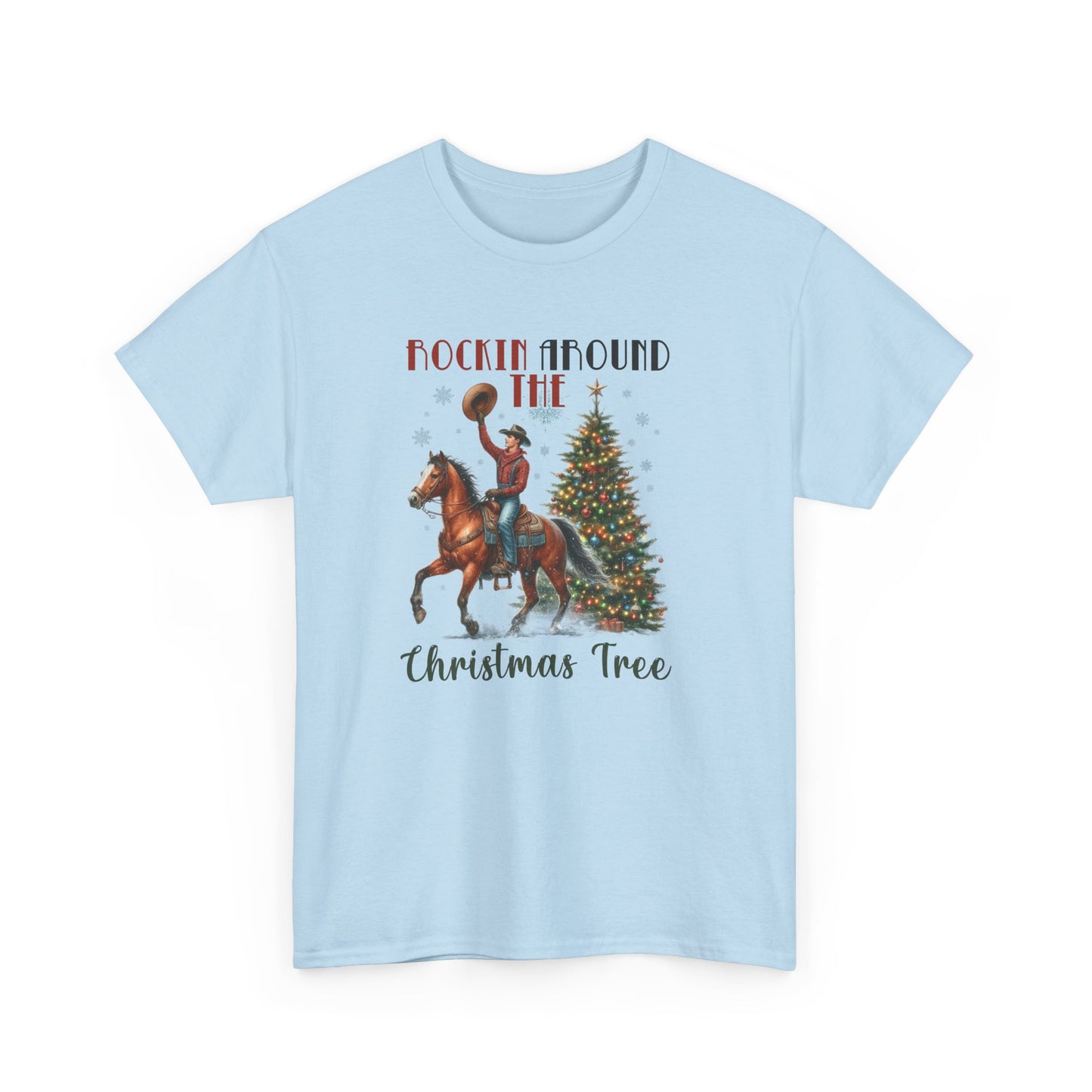 Rockin' Around the Christmas Tree Heavy Cotton Tee