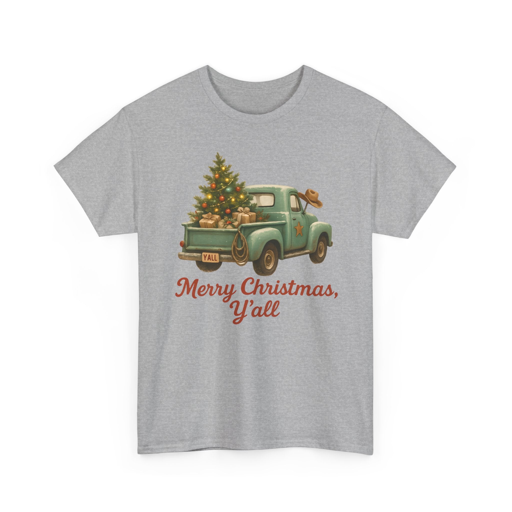 'Merry Christmas, Y'all' Vintage Holiday Tee