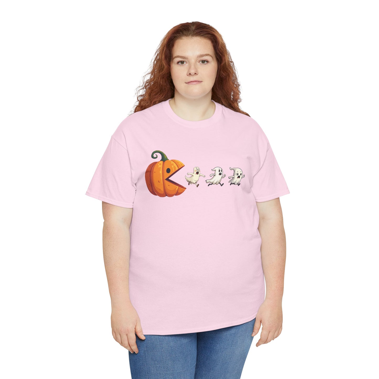 Playful Pumpkin Pac-Man Tee