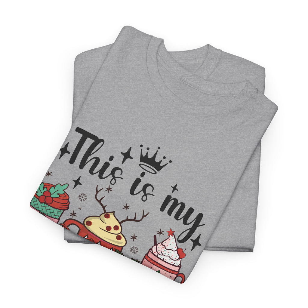 Christmas Movie Watching Tee - Heavy Cotton Shirt