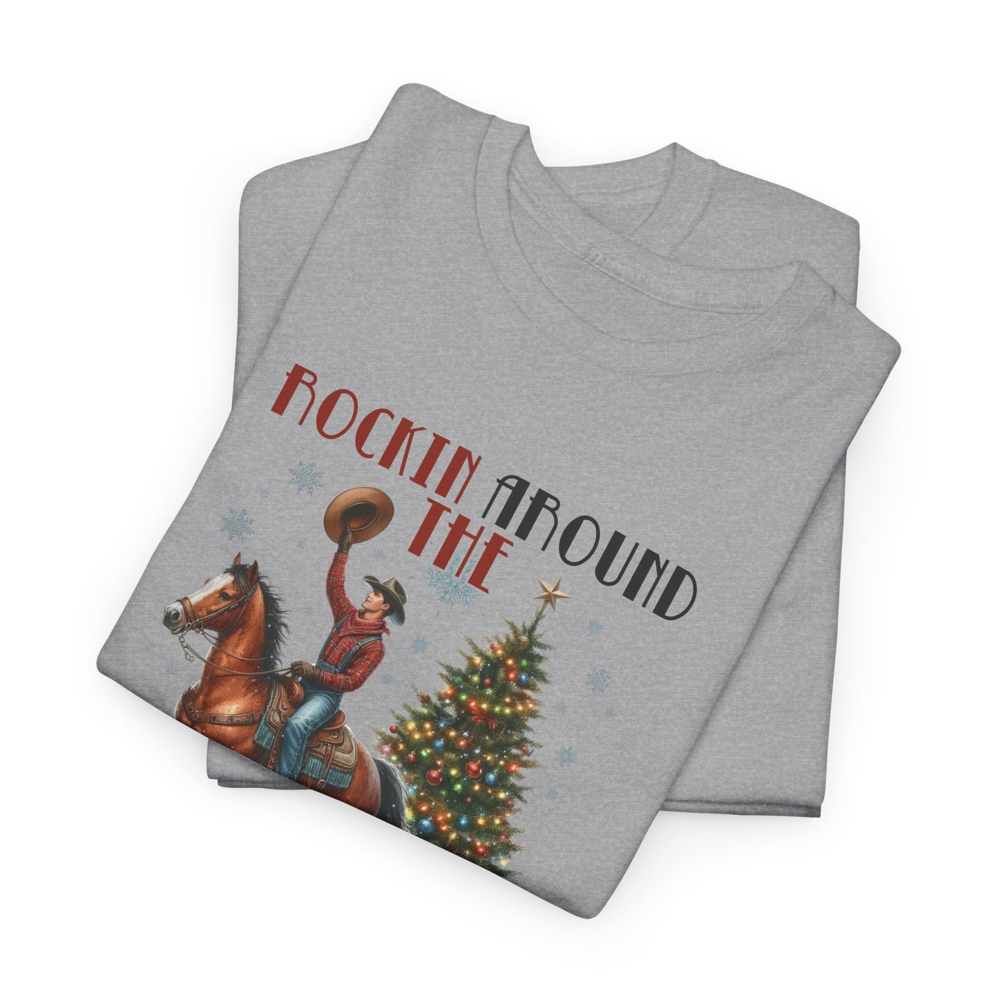Rockin' Around the Christmas Tree Heavy Cotton Tee