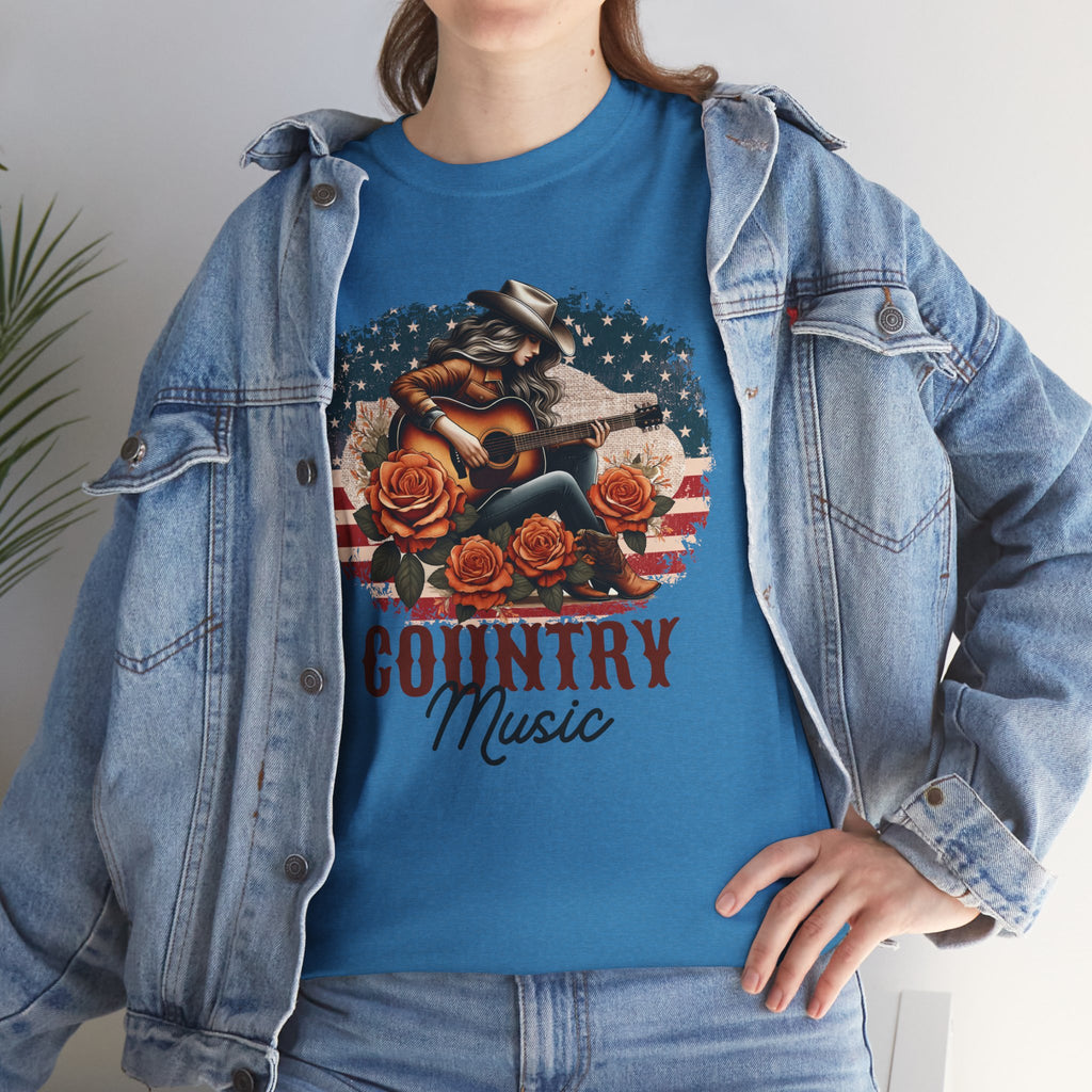 Country Music American Flag Tee