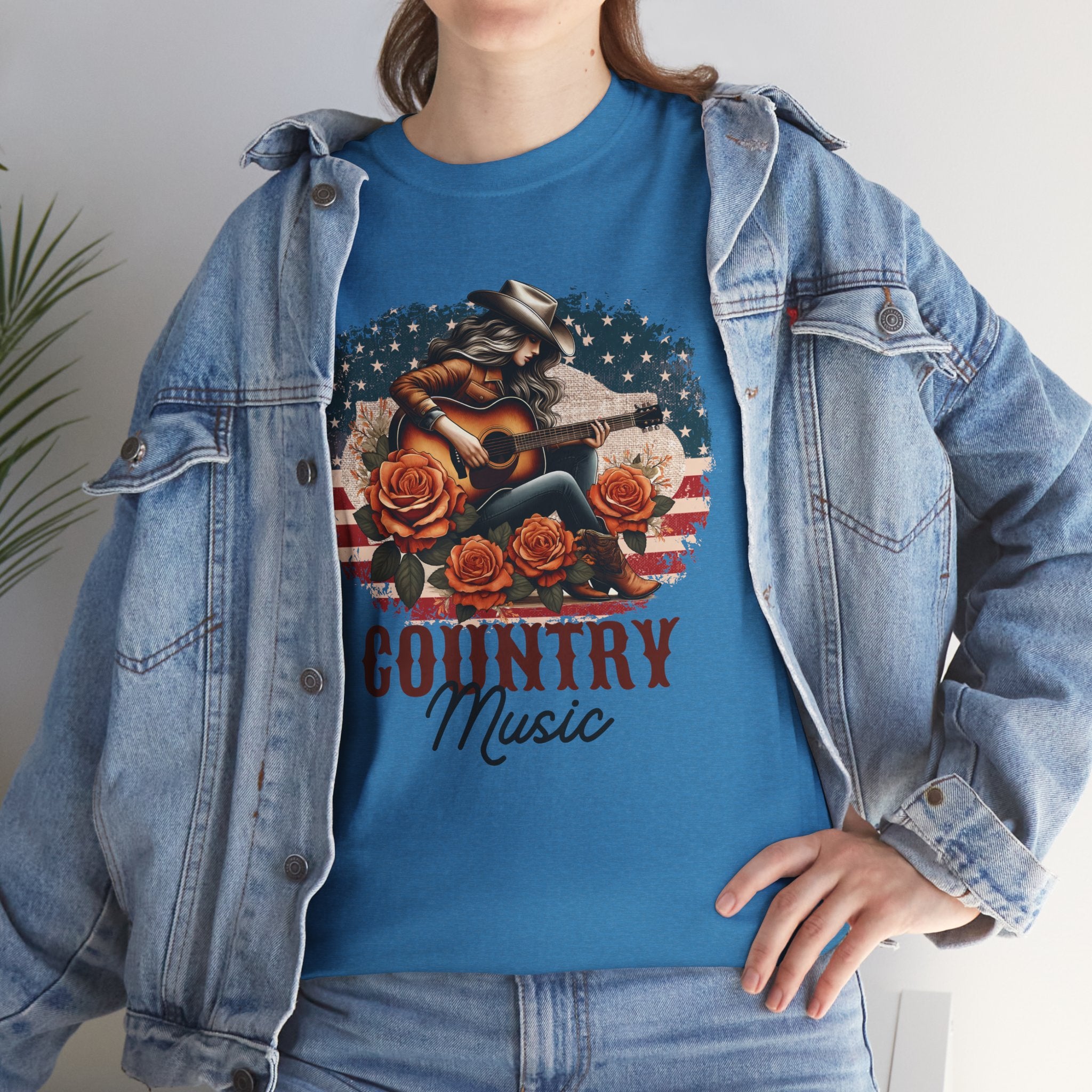 Country Music American Flag Tee