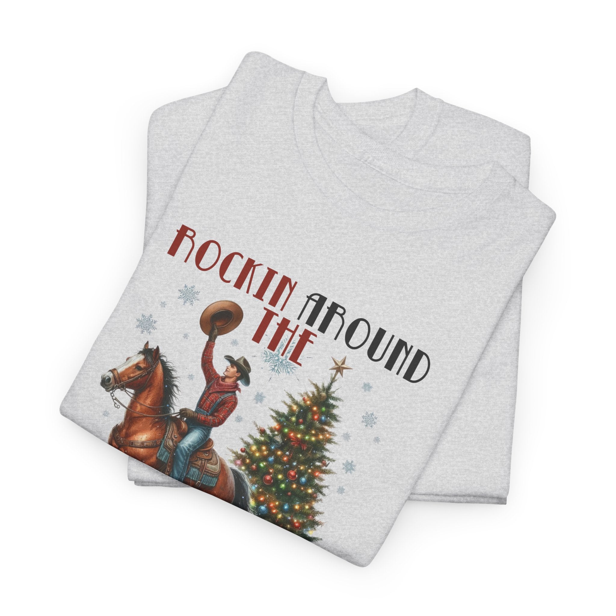 Rockin' Around the Christmas Tree Heavy Cotton Tee