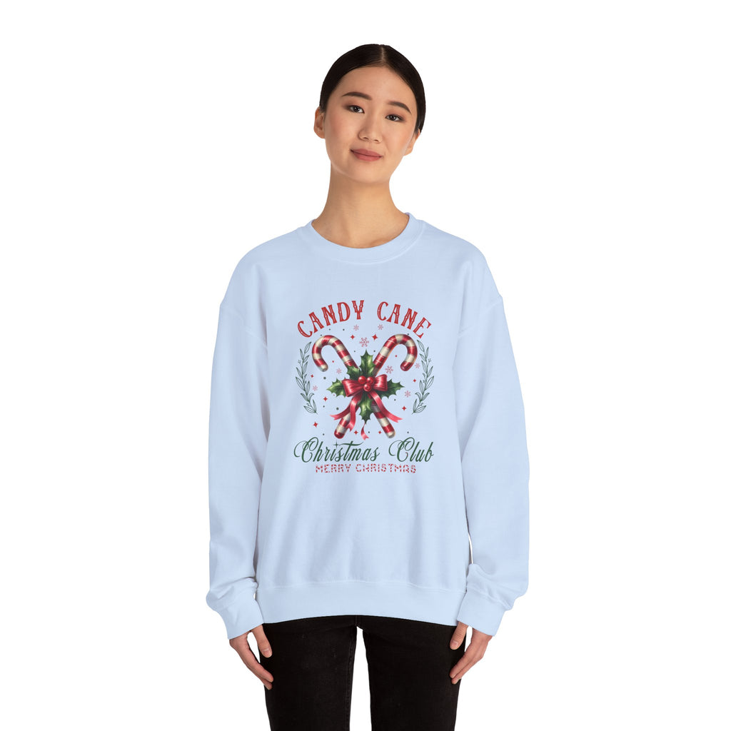 Candy Cane Christmas Club Sweatshirt - Heavy Blend™ Crewneck