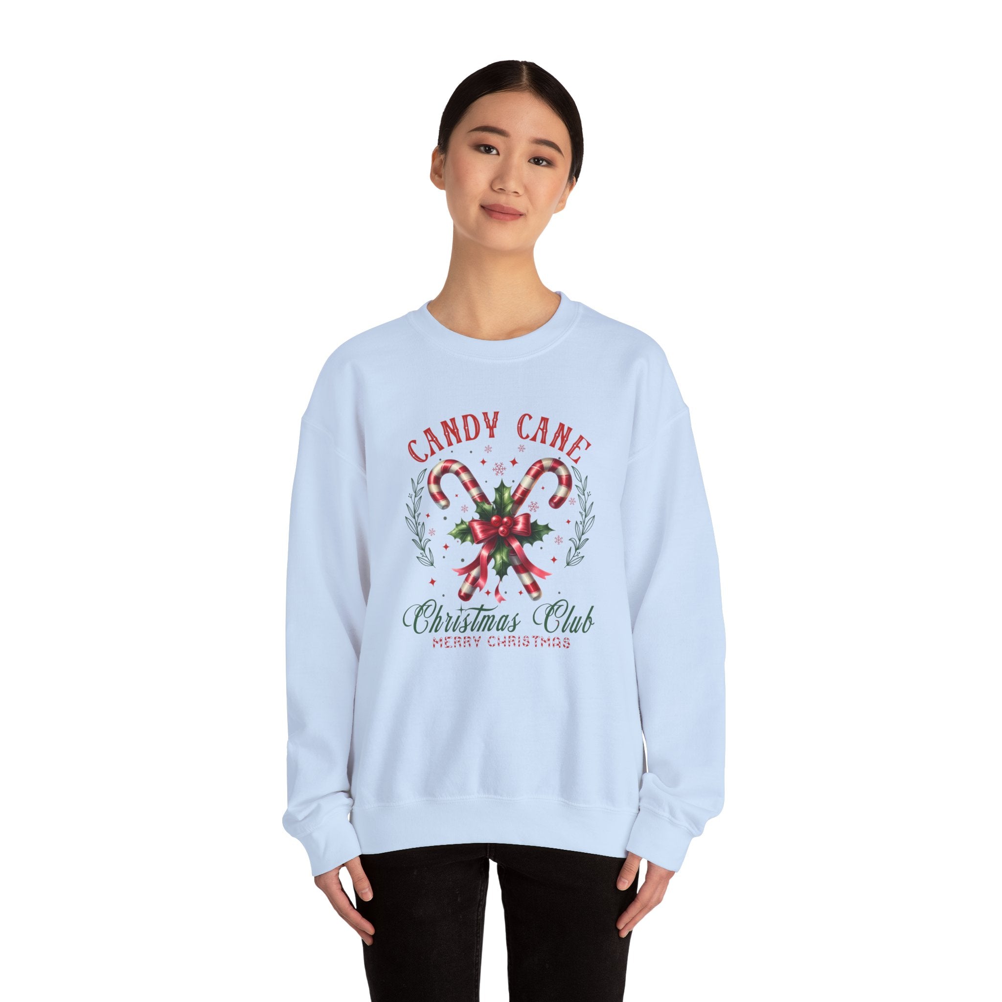 Candy Cane Christmas Club Sweatshirt - Heavy Blend™ Crewneck