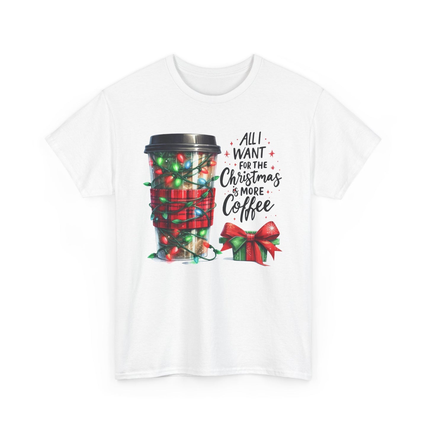 Christmas Coffee Heavy Cotton Tee