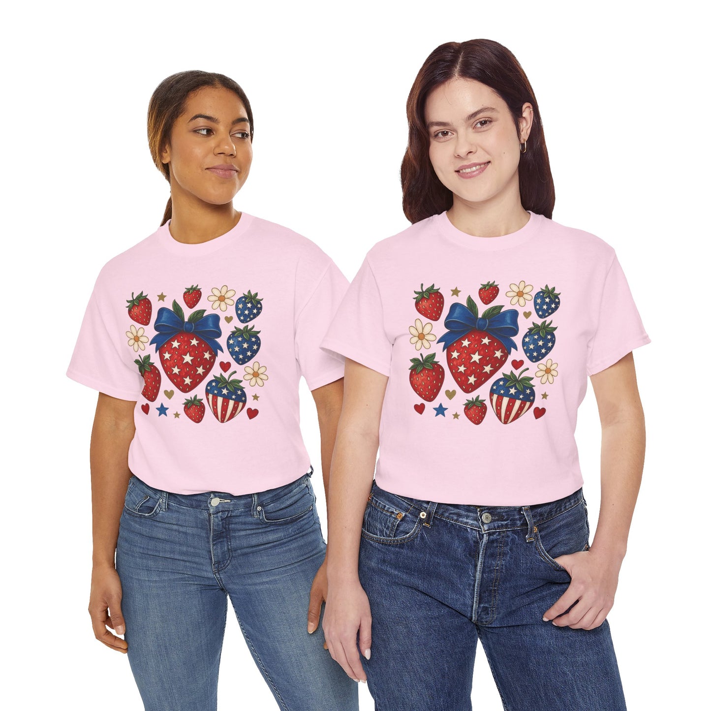 Patriotic Strawberry Tee