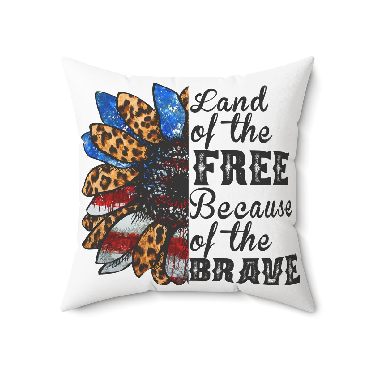 Land of the Free Throw Pillow
