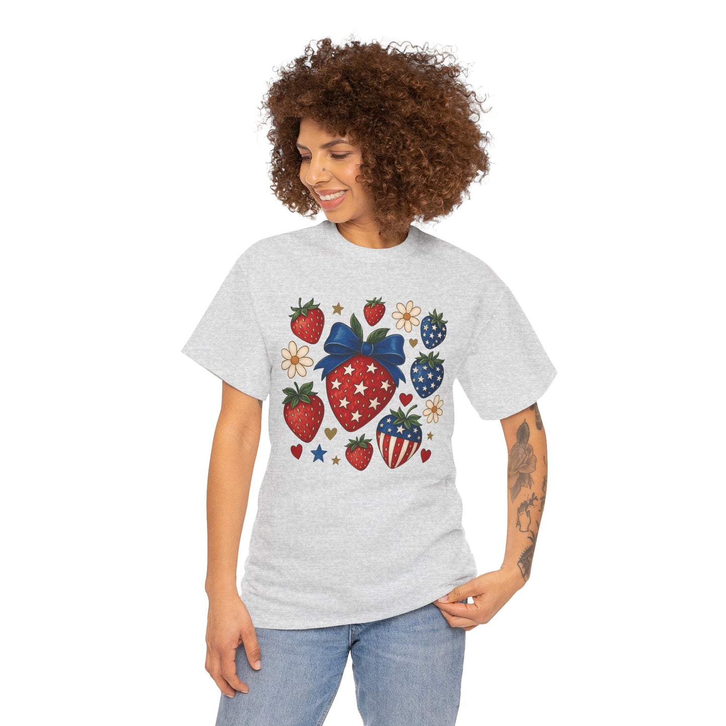Patriotic Strawberry Tee