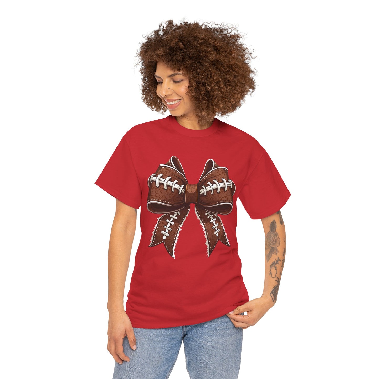 Football Bow Tee