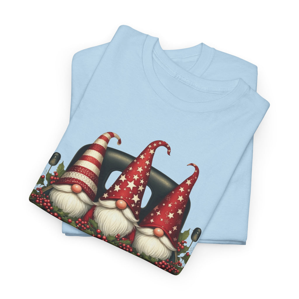 Christmas Gnome Truck Tee — Merry Christmas Holiday Shirt