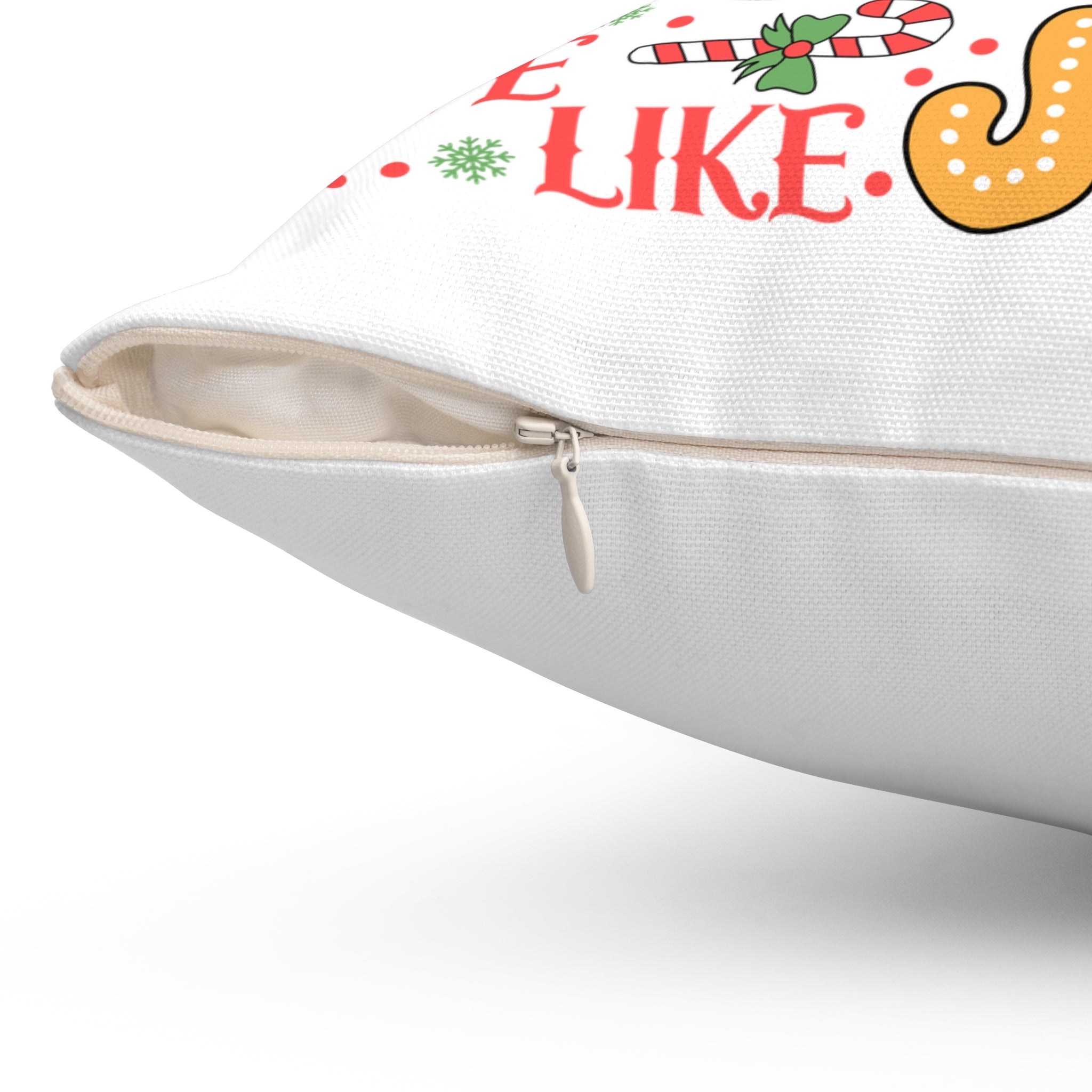 Christmas Quote Square Pillow - Dance Like Frosty, Give Like Santa