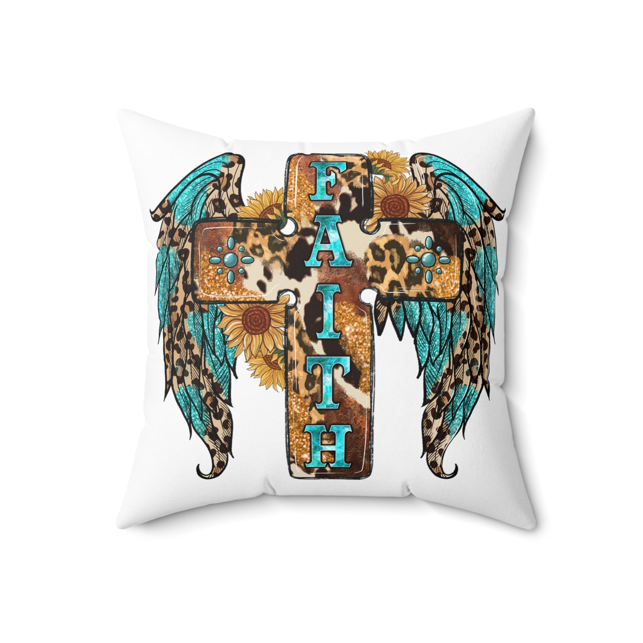 Spun Polyester Square Pillow