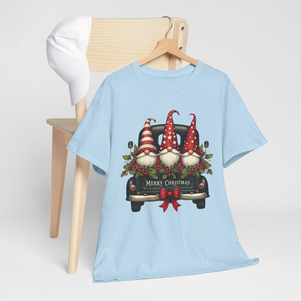 Christmas Gnome Truck Tee — Merry Christmas Holiday Shirt