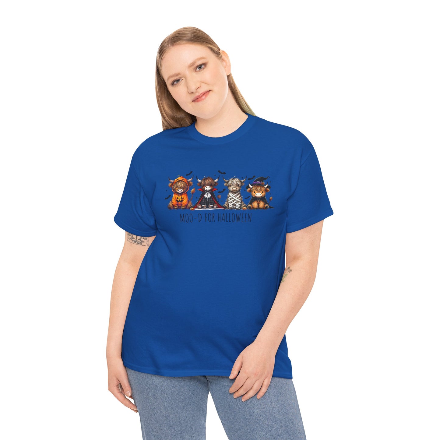 Moo-d for Halloween Cotton Tee