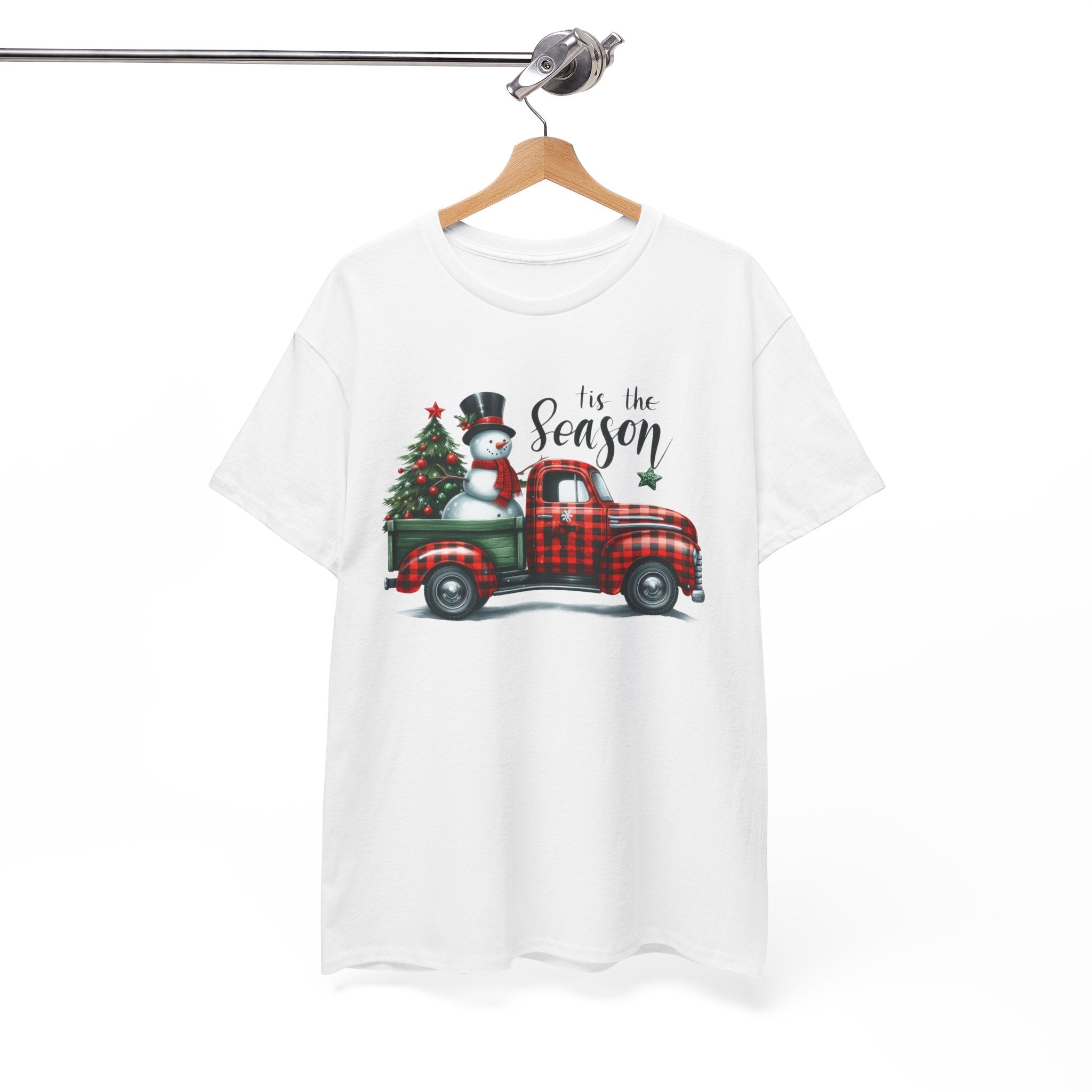 "Tis the Season" Heavy Cotton Tee - Festive Holiday Shirt
