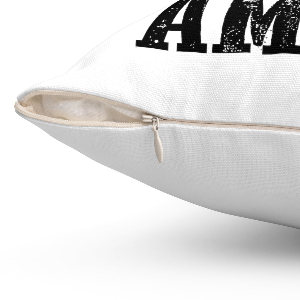 Spun Polyester Square Pillow