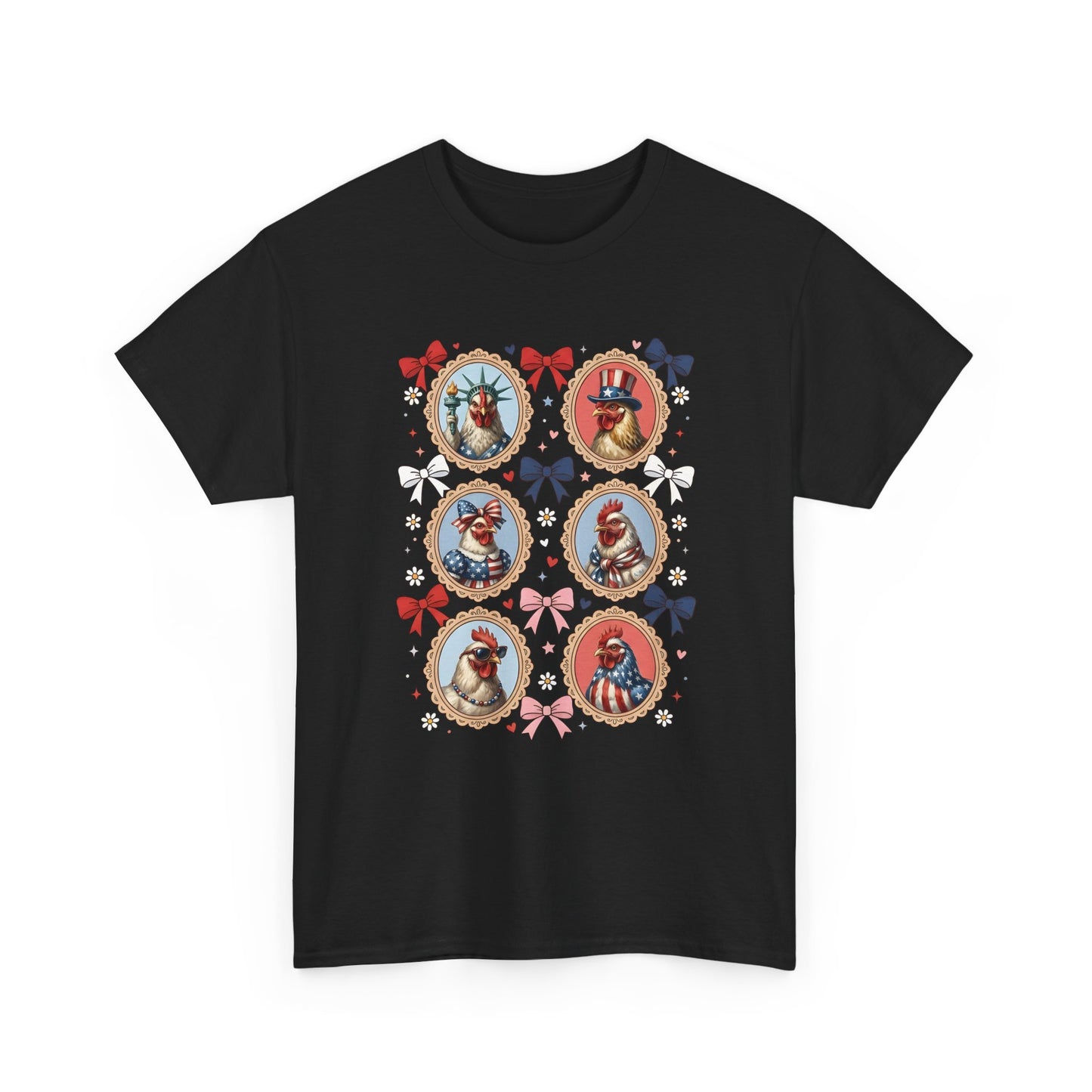 Vintage Chicken Portraits T-Shirt