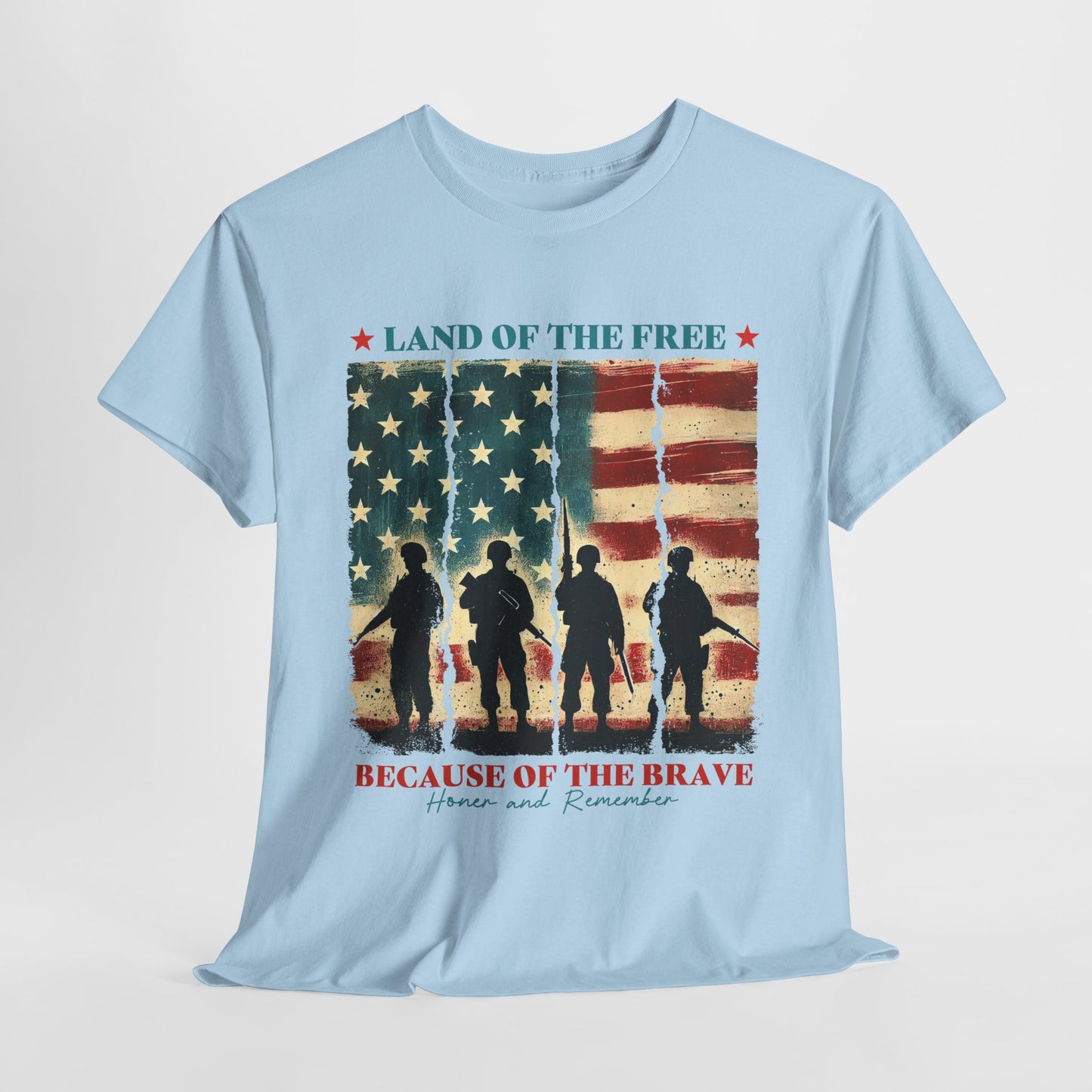 Land of the Free, Because of the Brave-Tee