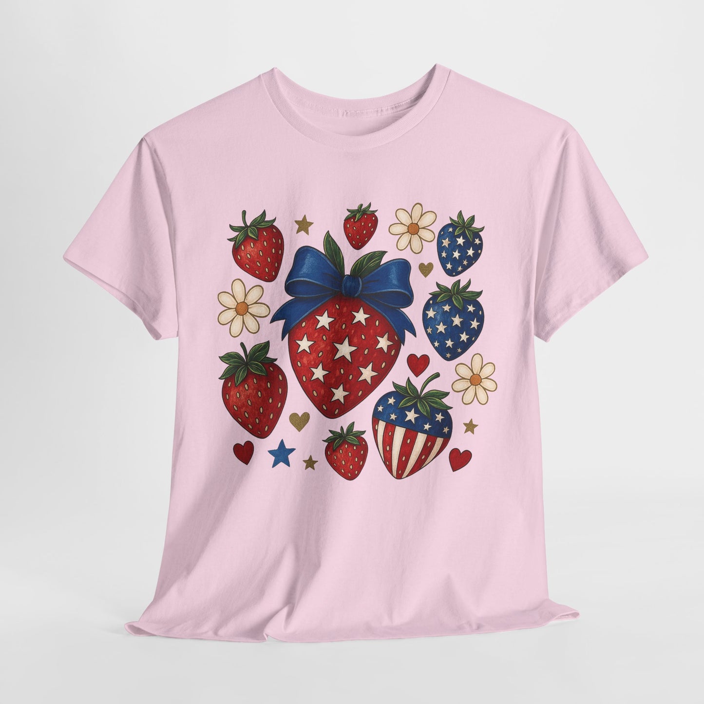 Patriotic Strawberry Tee