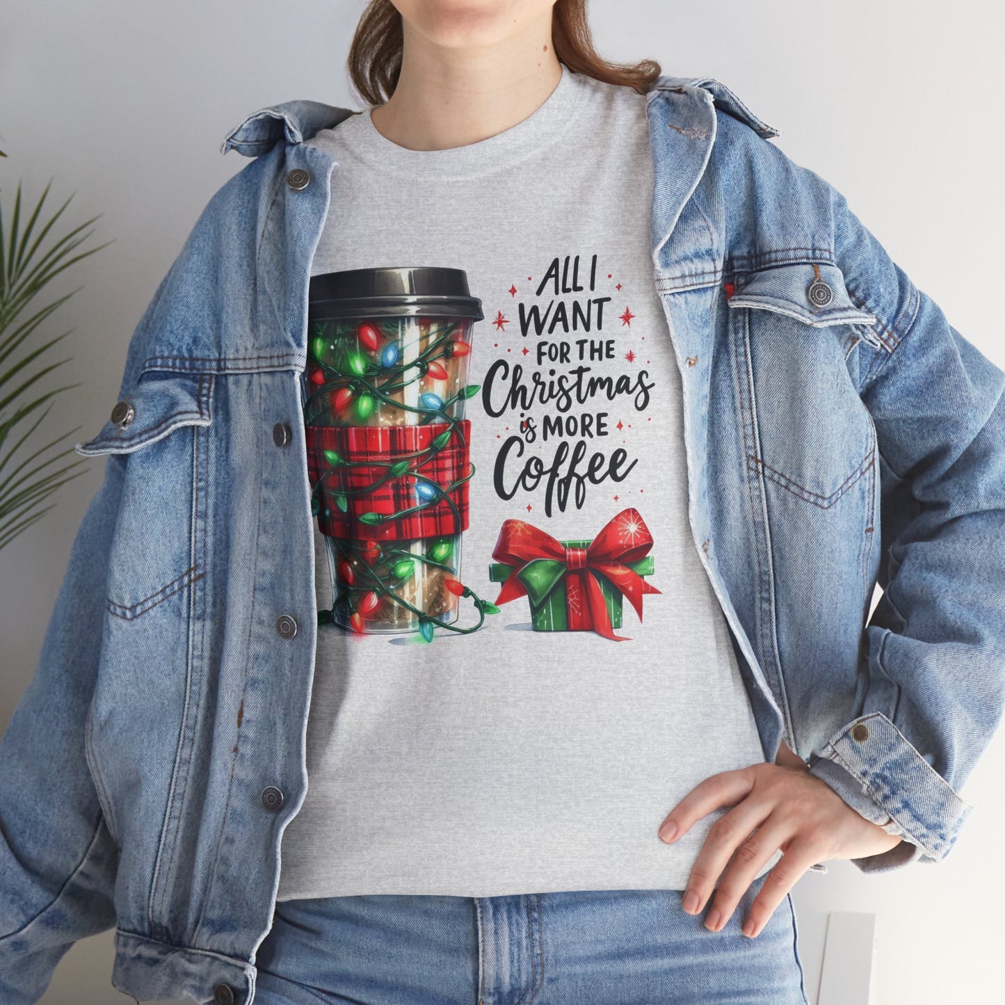 Christmas Coffee Heavy Cotton Tee