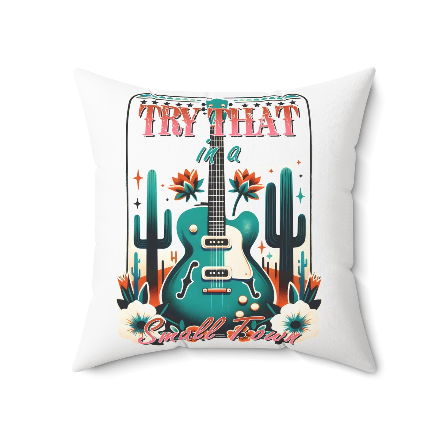 Spun Polyester Square Pillow